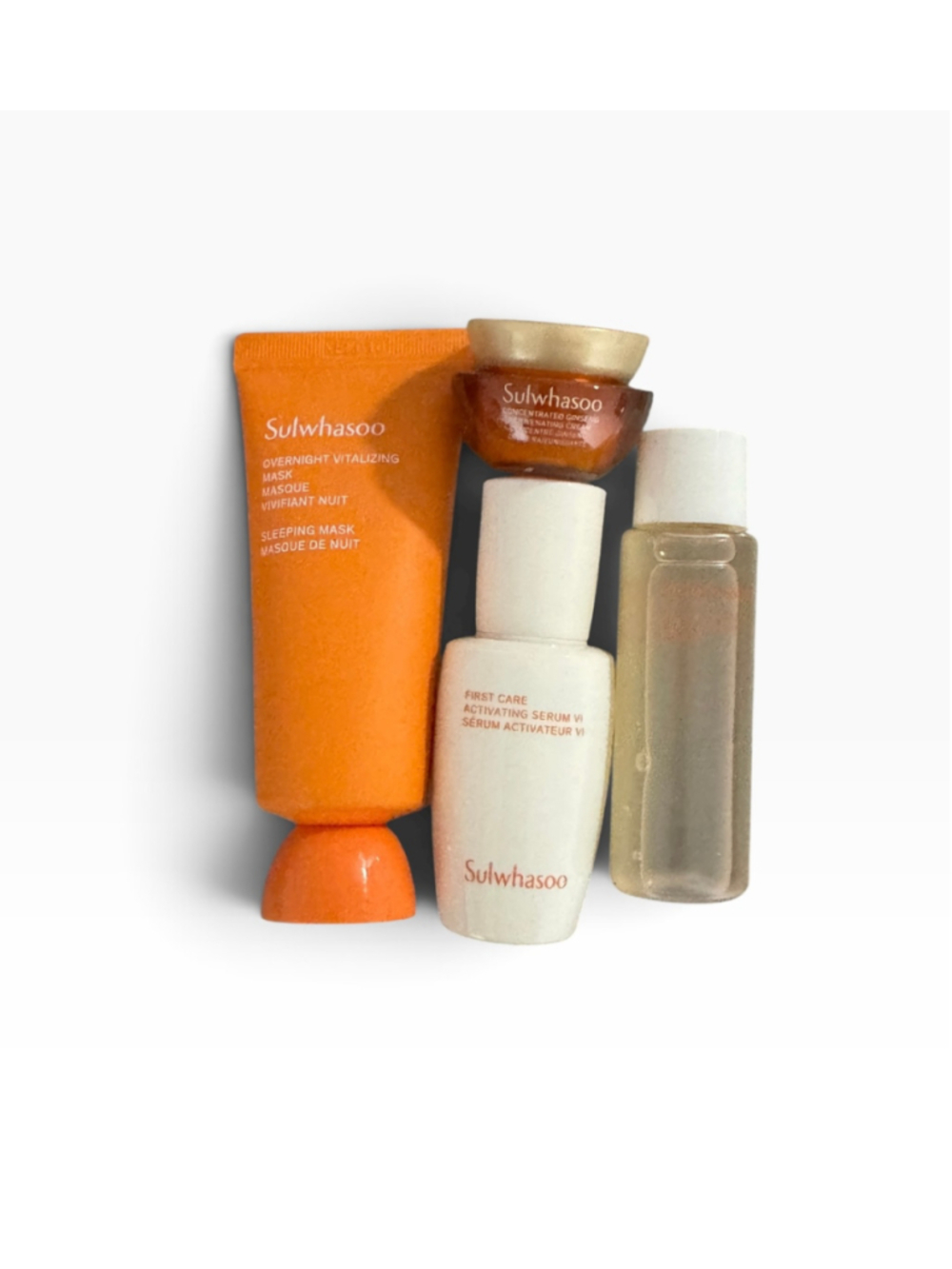 Sulwhasoo Skincare Set Travel Set, Mask, Serum, Cleanser, Cream